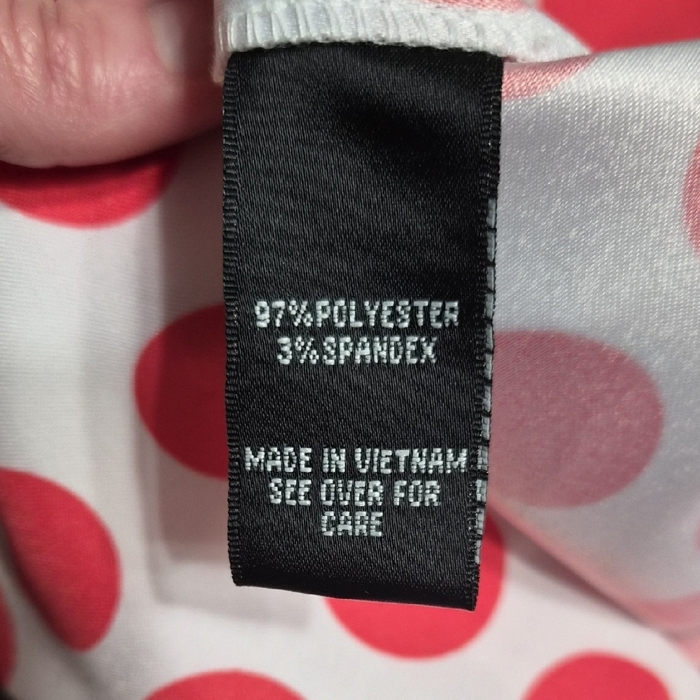 Alyx Pink and White Polka Dot Mini Dress - Picture 8 of 9